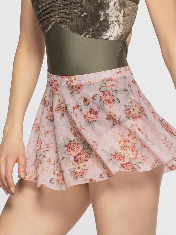 Flare Skirt Love Letter Mesh