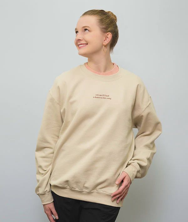 Ask Me Crewneck Sweatshirt AMI-SS