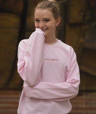 Ballerina Embroidered Sweatshirt