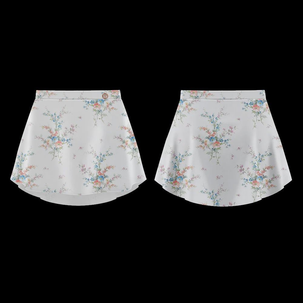 Patterned Skirt S001L Jolie Fleur
