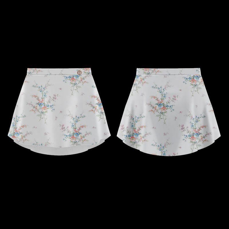 Patterned Skirt S001L Jolie Fleur
