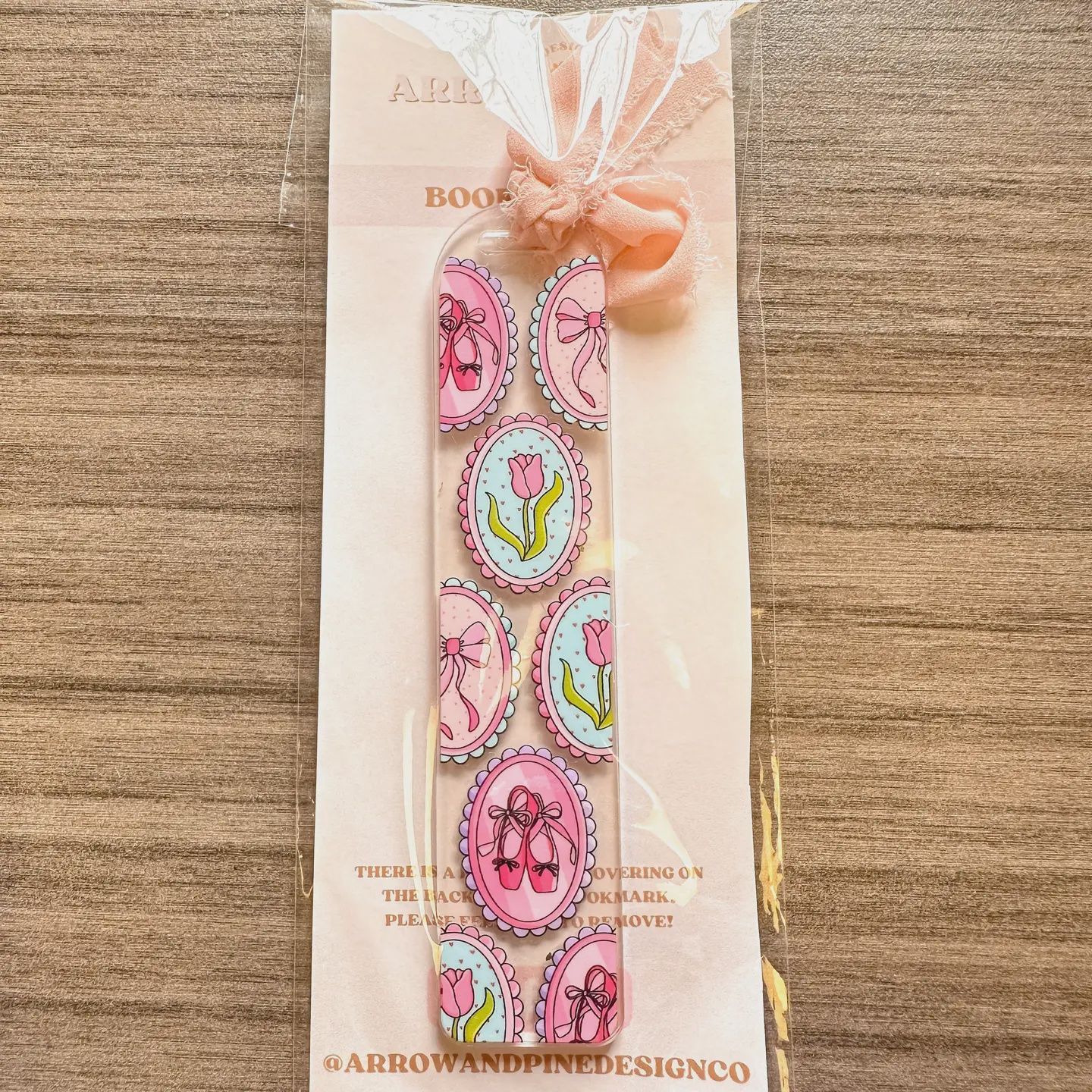 Dance Ballet Bows Bookmark