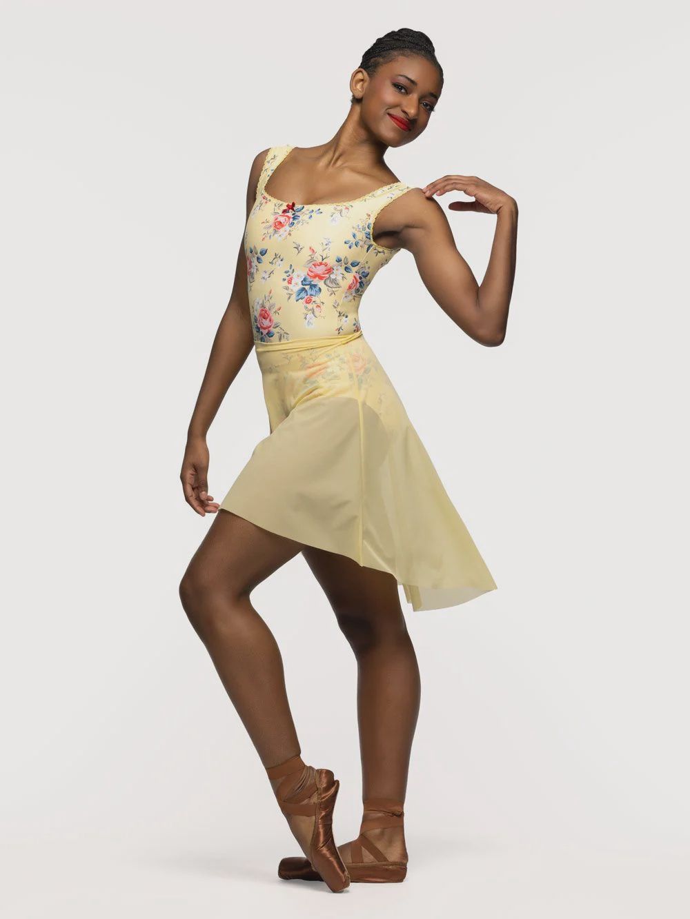 Long High-Low Skirt  Sunshine Mesh