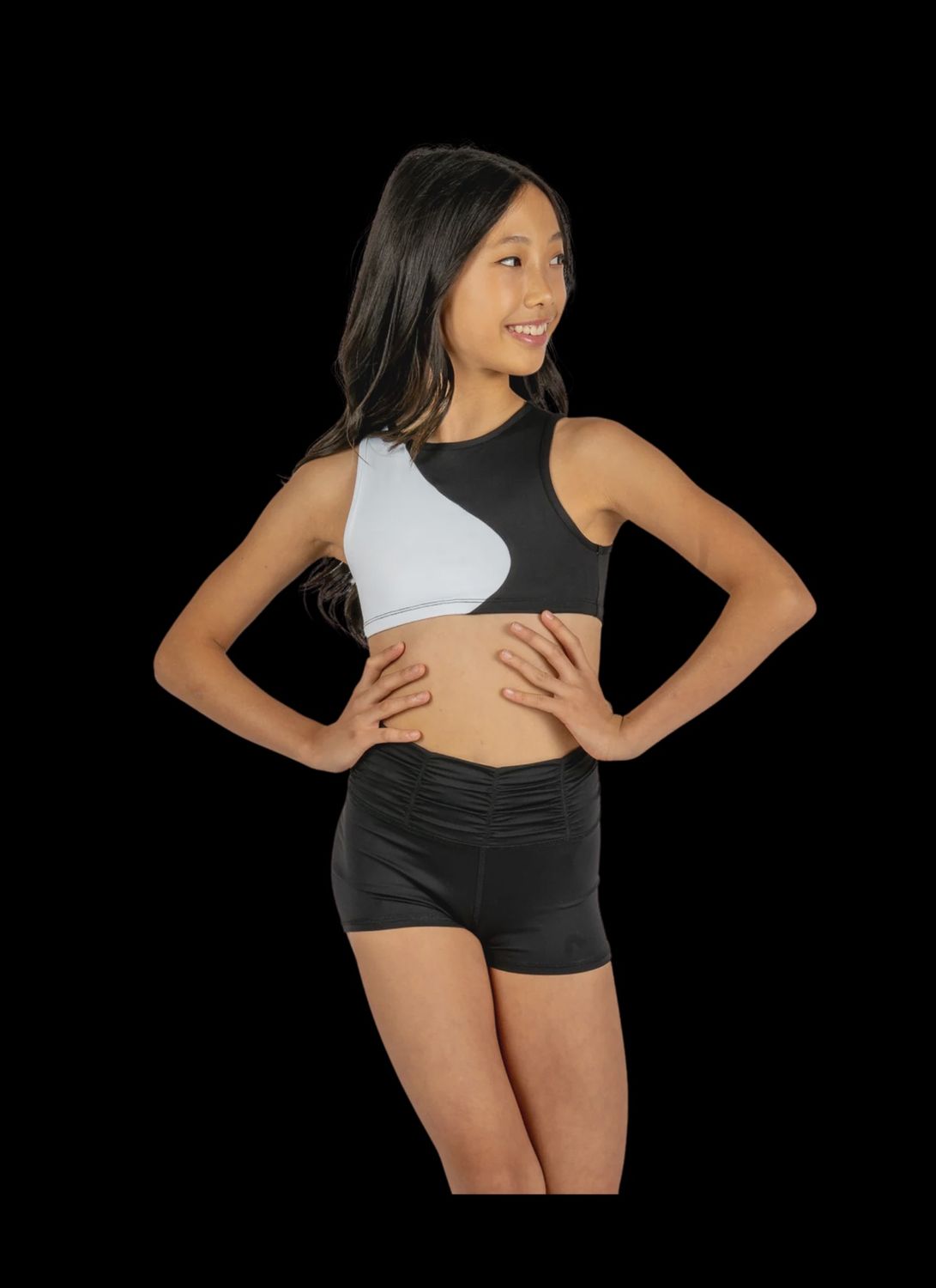Ying Yang Top, Color: Oreo Blast, Size: 4/6
