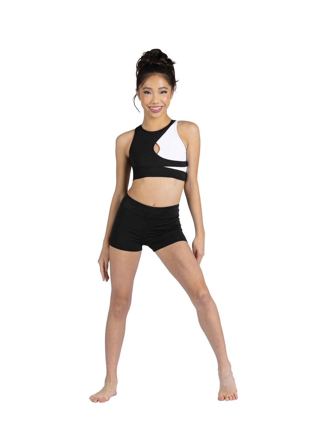 Lulu Top 25300C, Size: 6X/7, Color: Blk/White
