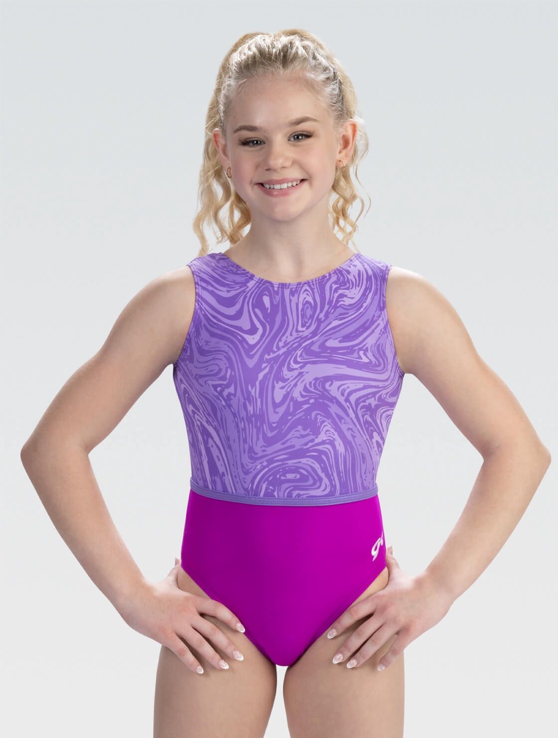 Marble Swirl Tank Leotard 3914