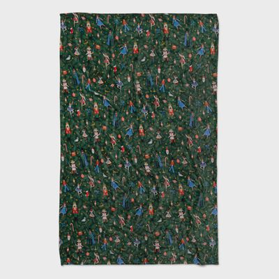 Rifle Paper Co.  Nutcracker Fleece Blanket