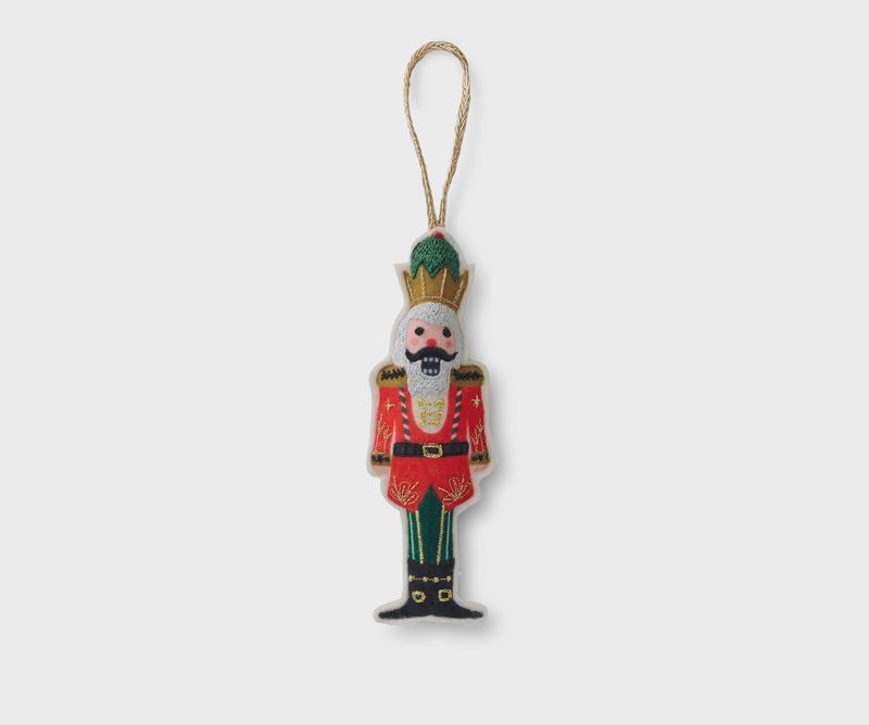 Rifle Paper Co. Nutcracker Set of 3 Felt Ornaments