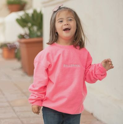 BALLERINA Embroidered Youth Sweatshirt