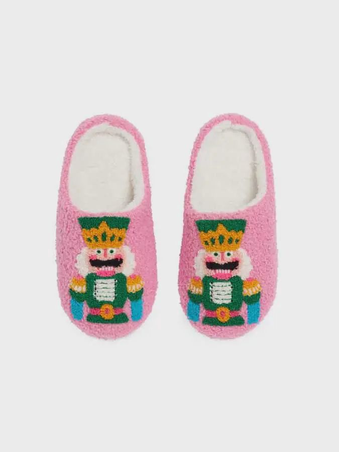Pink Nutcracker Slippers