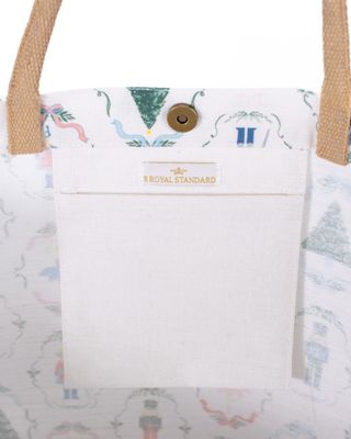 Nutcracker Waltz Juco Carryall Tote White/Multi