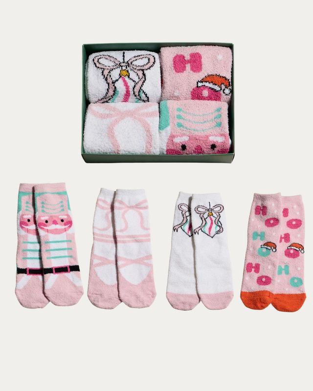 Nutcracker Ballet Socks Gift Set