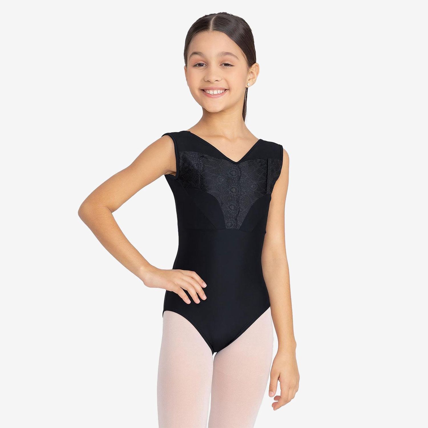 Li-Li Leotard BY49C, Color: Black, Size: 6X/7