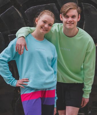 DANCER Embroidered Pullover Sweatshirt