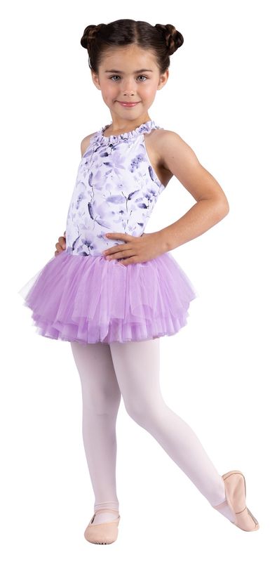 Ruffle Print Dress 26201C