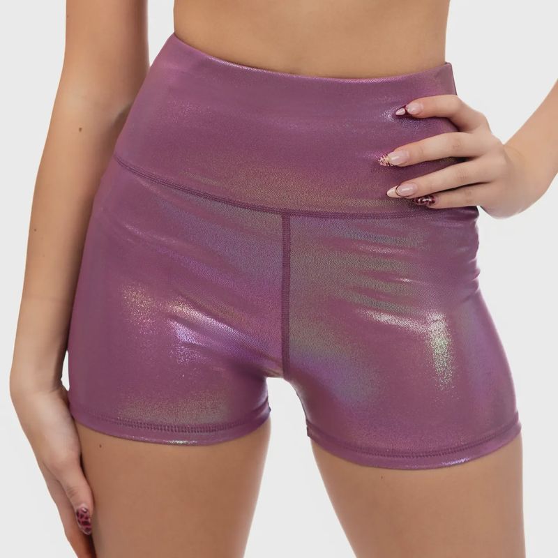 Ignite Compression Shorts - Metallic Mauve
