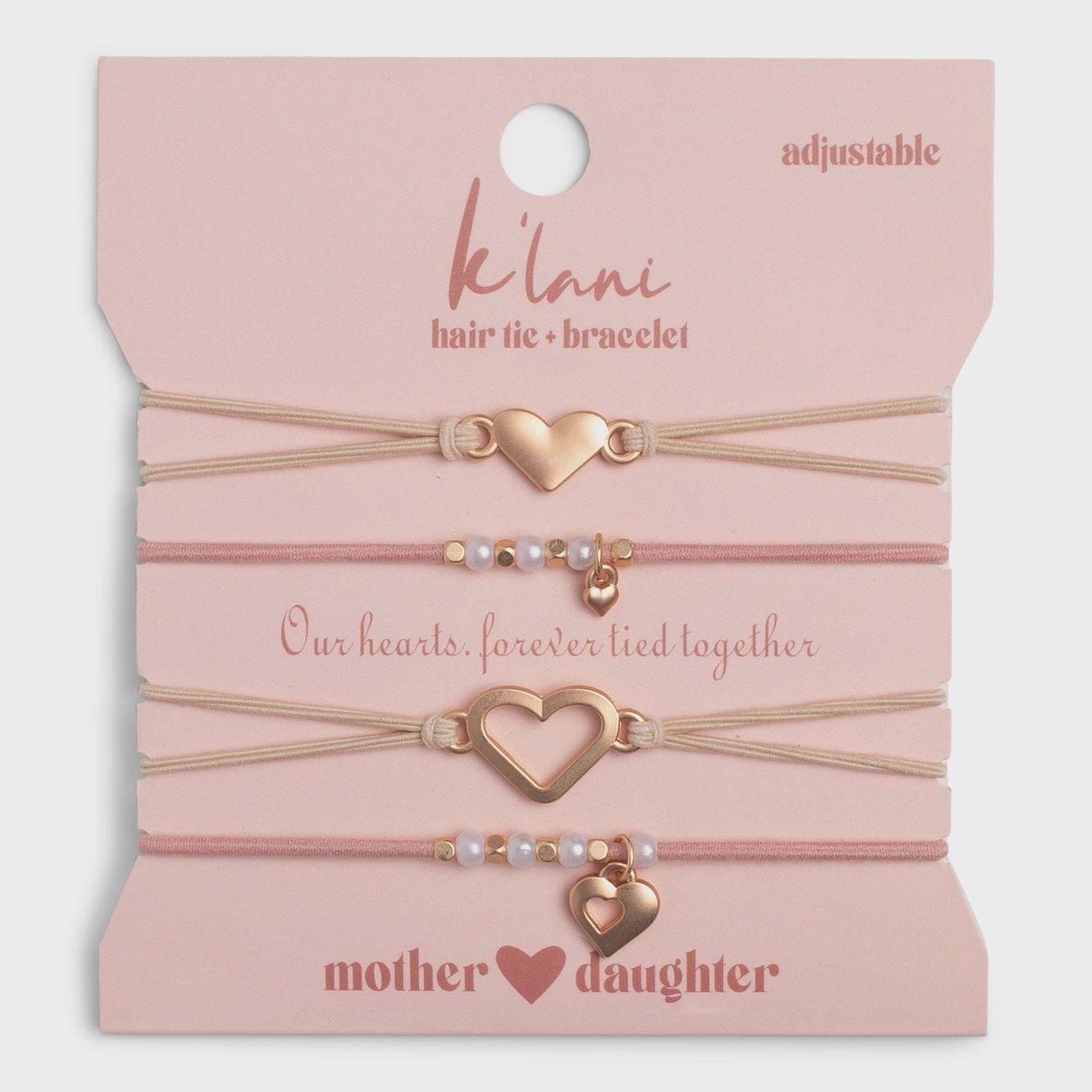 Mother/Daughter Hair Tie Bracelets