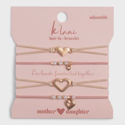 Mother/Daughter Hair Tie Bracelets