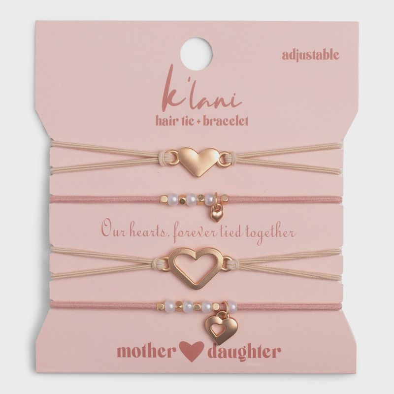 Mother/Daughter Hair Tie Bracelets
