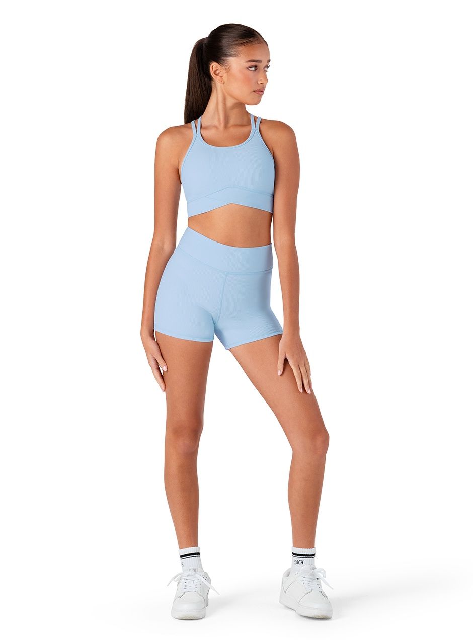 Rib Striker Crop Z55772G, Color: Iceberg (ICE), Size: 6