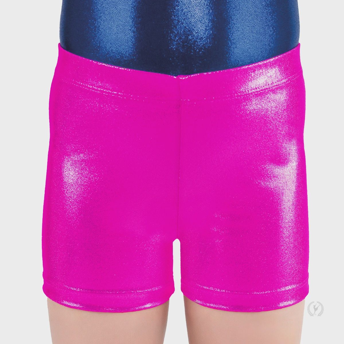 Womens Stardust Metallic Booty Shorts 29535, Color: Fuschia, Size: S