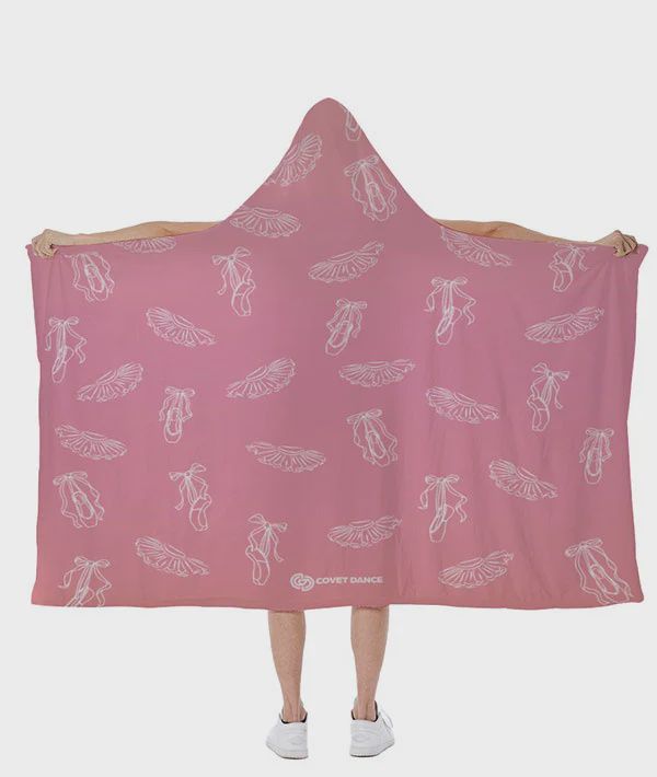Pointe Shoes &amp; Tutus Hooded Blanket