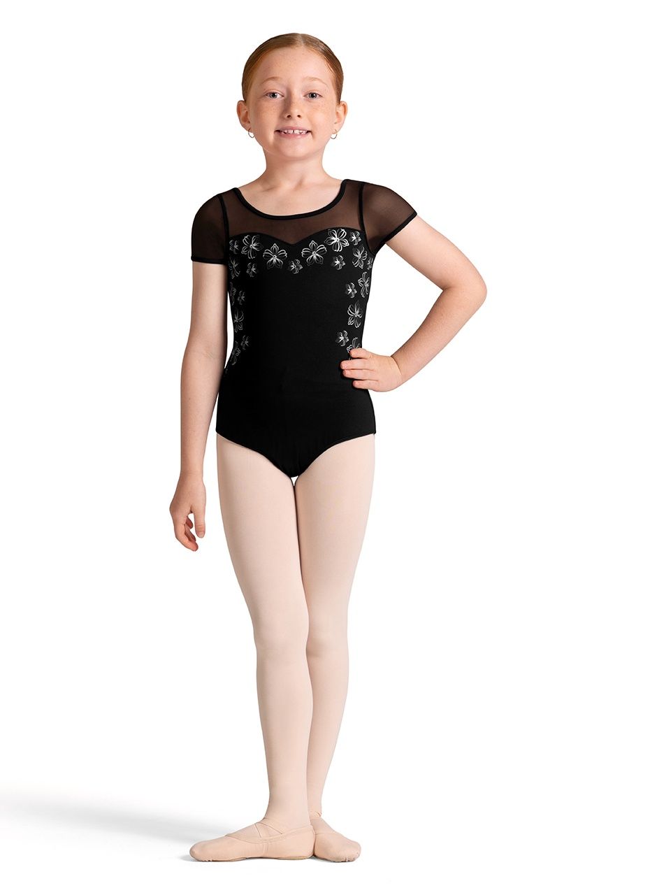 Logan Girls' Leotard CL20009, Color: BLK, Size: 4/6