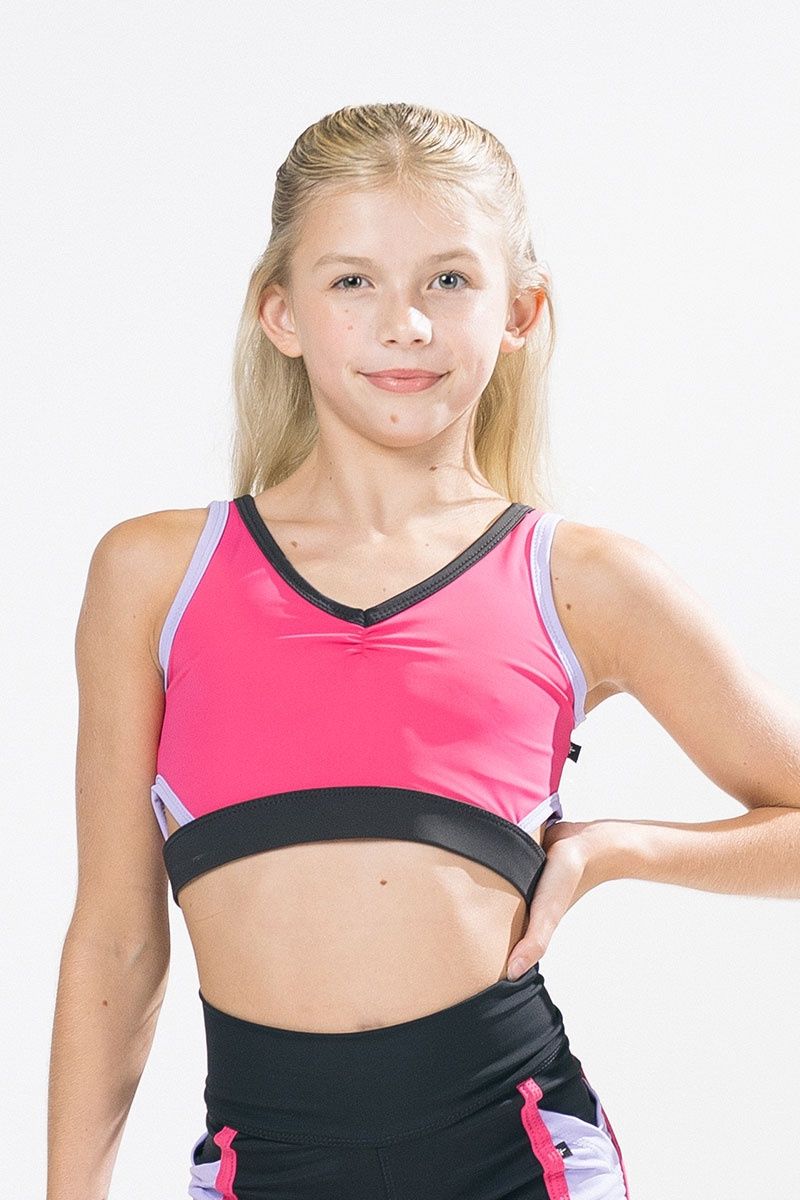 Vibe Top, Color: Glam Pop, Size: 6