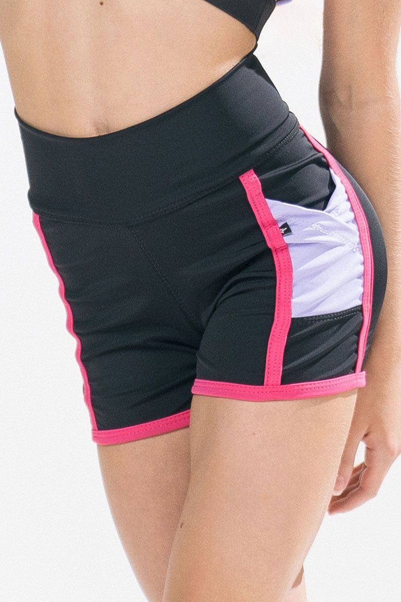 Vibe Shorts, Color: Glam Pop, Size: 6