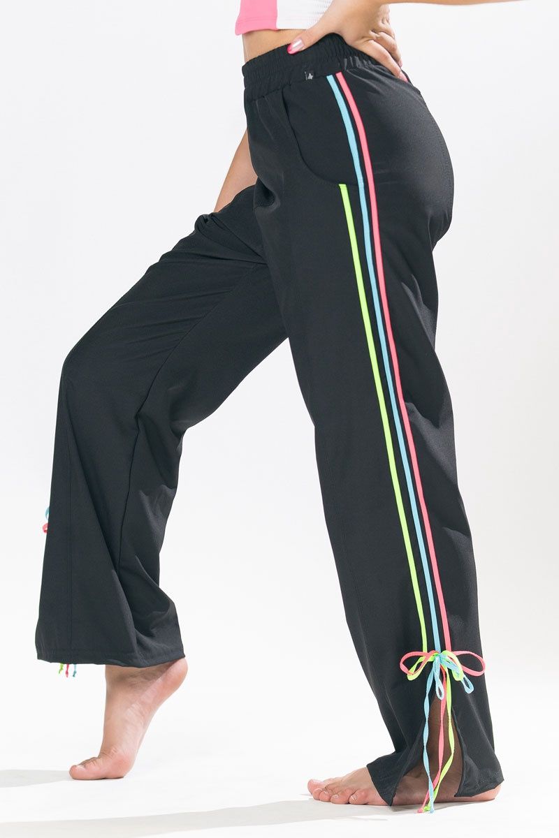 Bow Crush Pants, Color: Neon Night, Size: 6