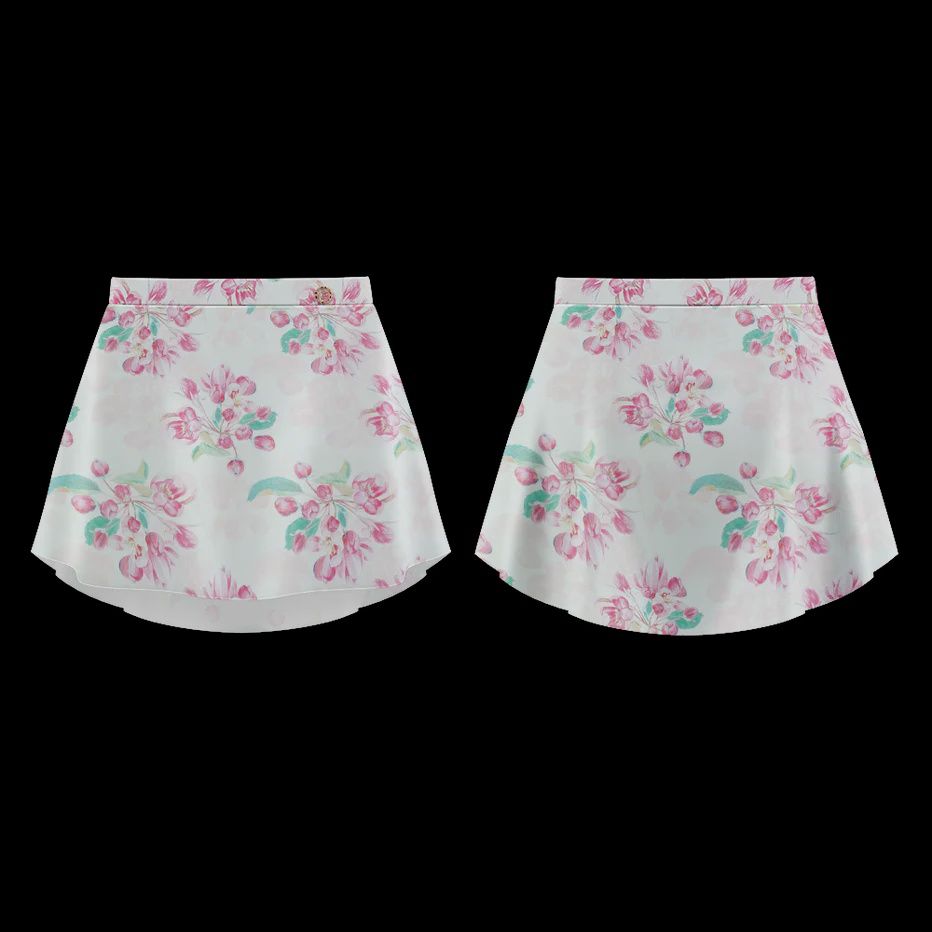 Patterned Skirt Flora Rose S0001L