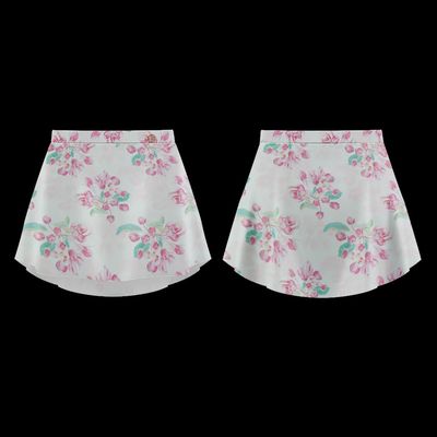 Patterned Skirt Flora Rose S0001L