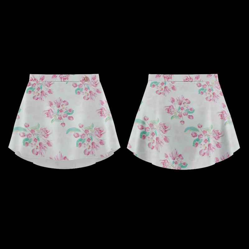 Patterned Skirt Flora Rose S0001L