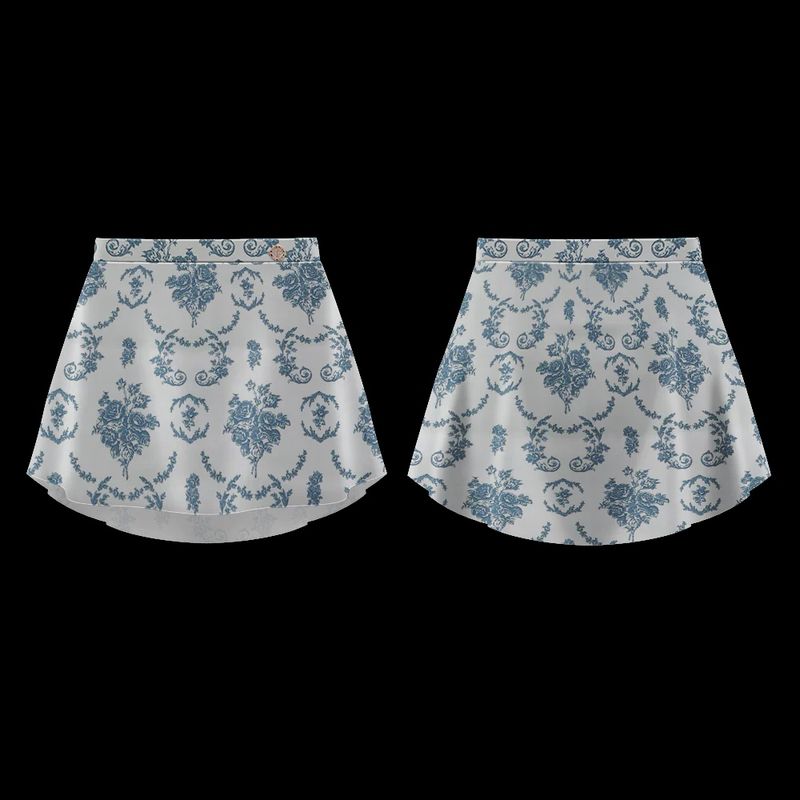 Patterned Skirt Baroque S0001L