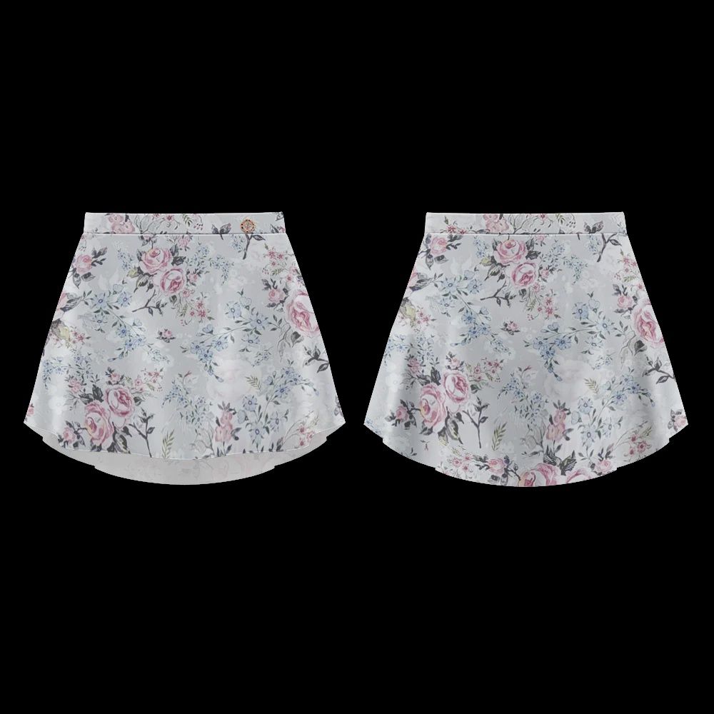 Patterned Skirt Lilas S0001L