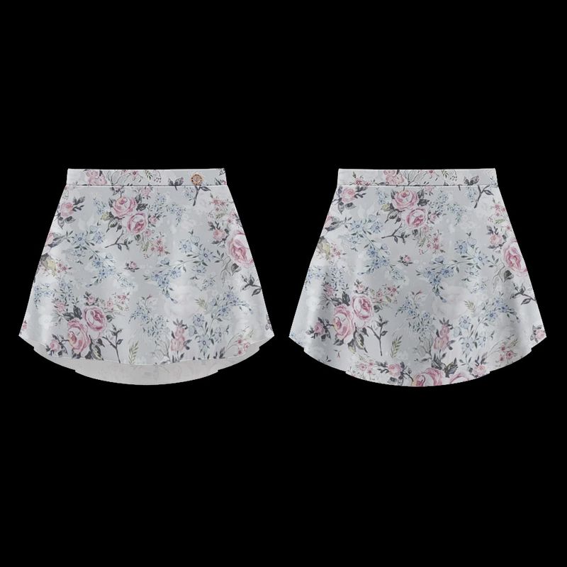 Patterned Skirt Lilas S0001L