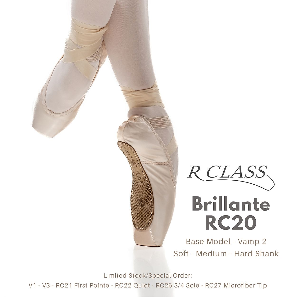 RC22 - Brillante Pointe Shoe