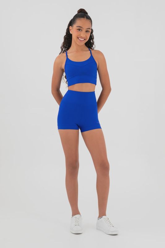 Hi-Waisted Short - Cobalt Blue