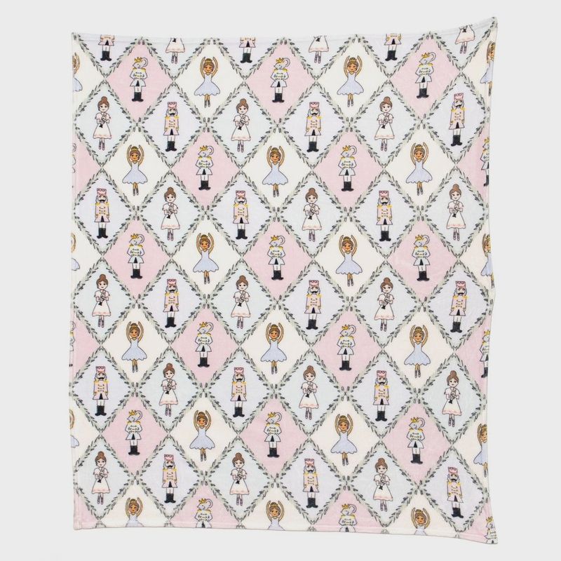 The Nutcracker Christmas Fleece Throw Blanket