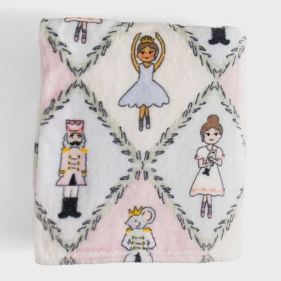 The Nutcracker Christmas Fleece Throw Blanket