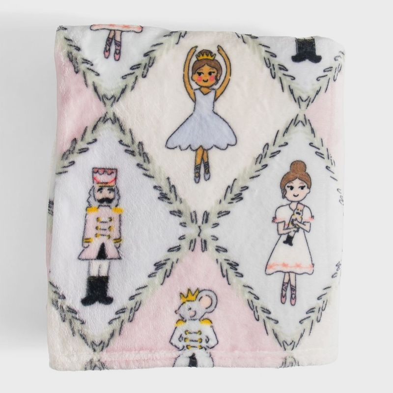 The Nutcracker Christmas Fleece Throw Blanket
