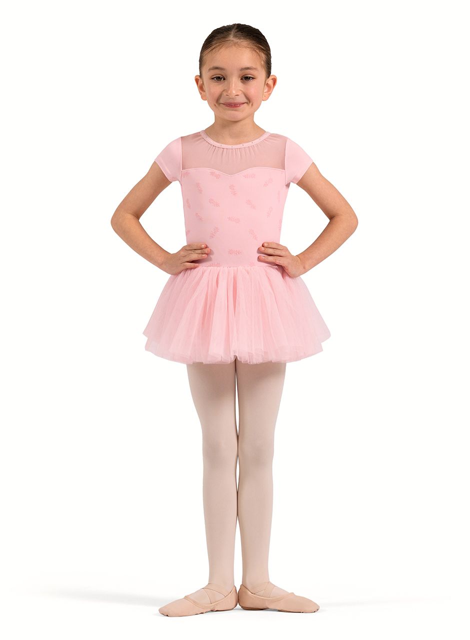 Cap Sleeve Tutu Dress CL20012, Color: CDP, Size: 2/4