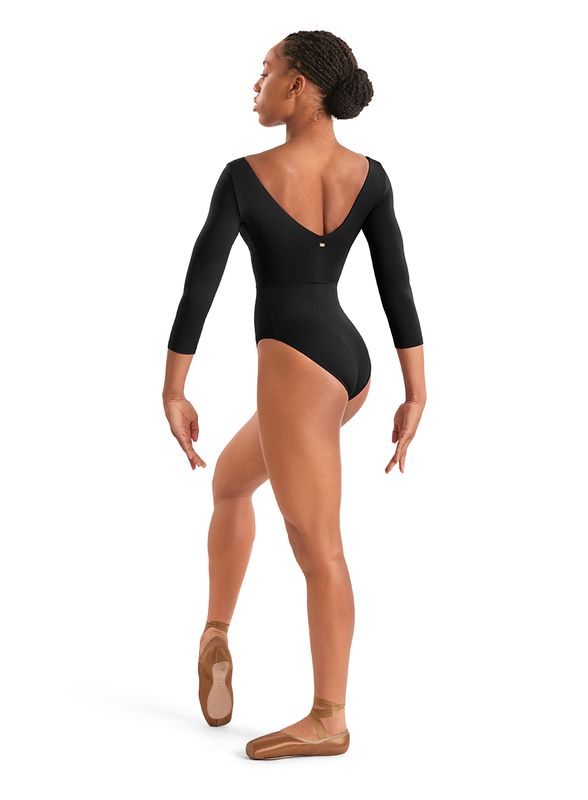 V-Neck 3/4 Sleeve Leotard M60003LM