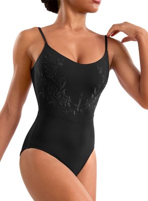 Girls' Floral Cami Leotard M70007TM