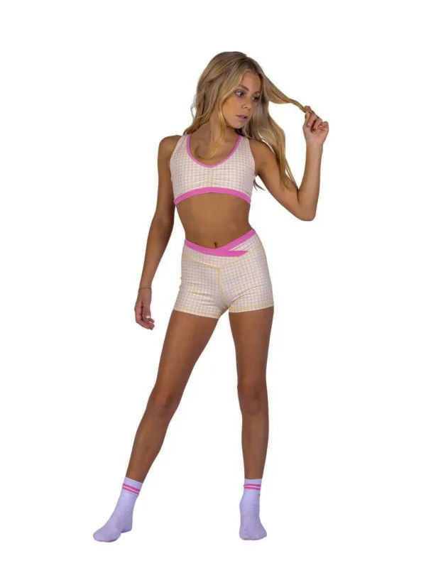 Gingham Criss Cross Set