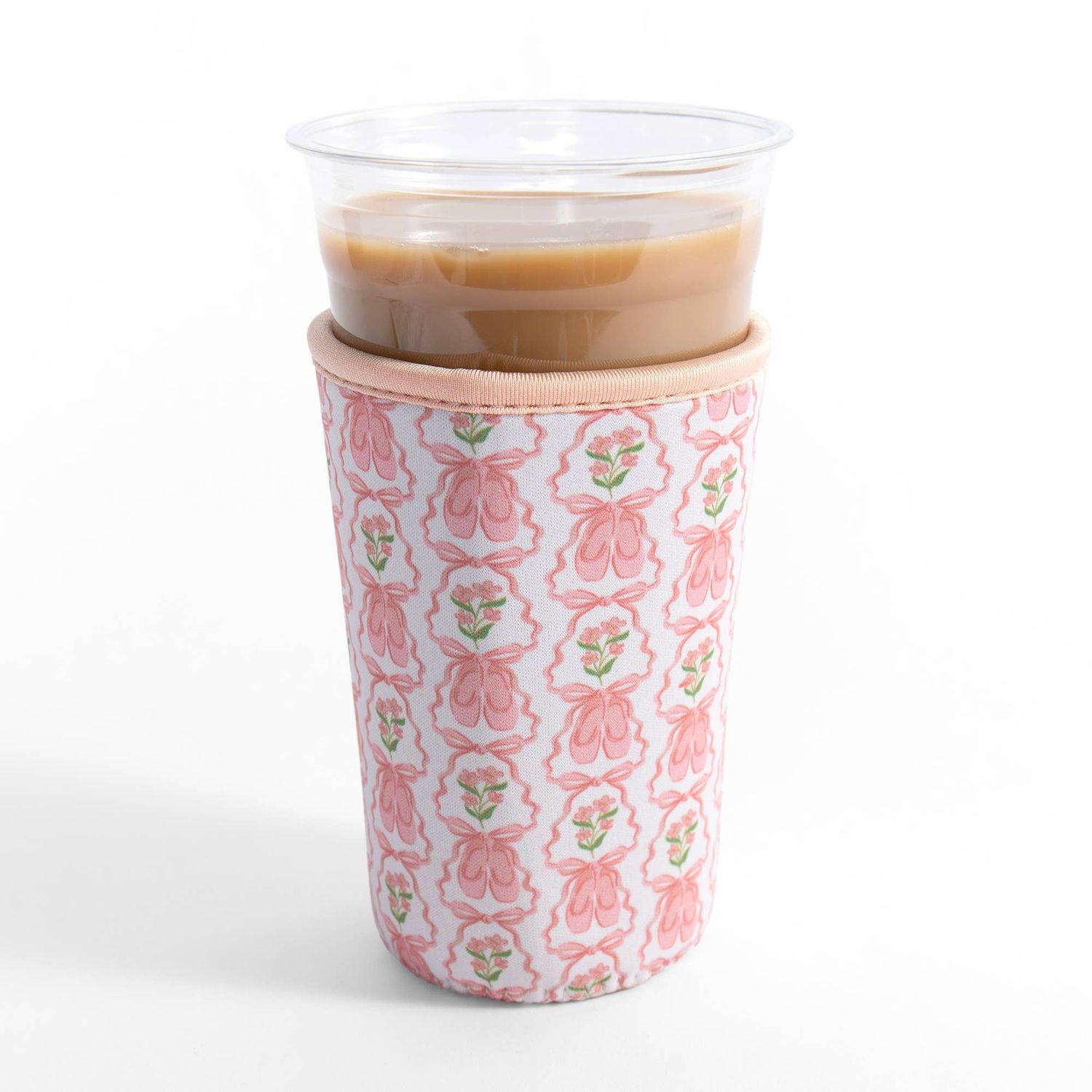 Ballet Slippers &amp; Florals Dance Drink Sleeve, Size: Small