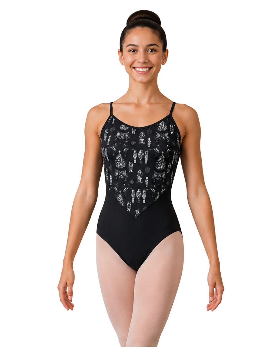 Adult Nutcracker Ballerina Print Leotard 26134A