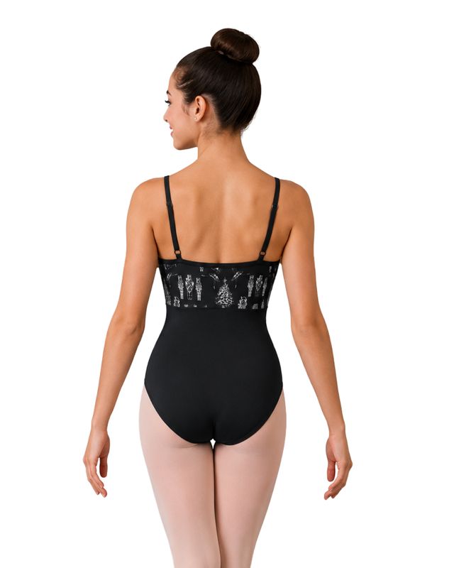 Adult Nutcracker Ballerina Print Leotard 26134A