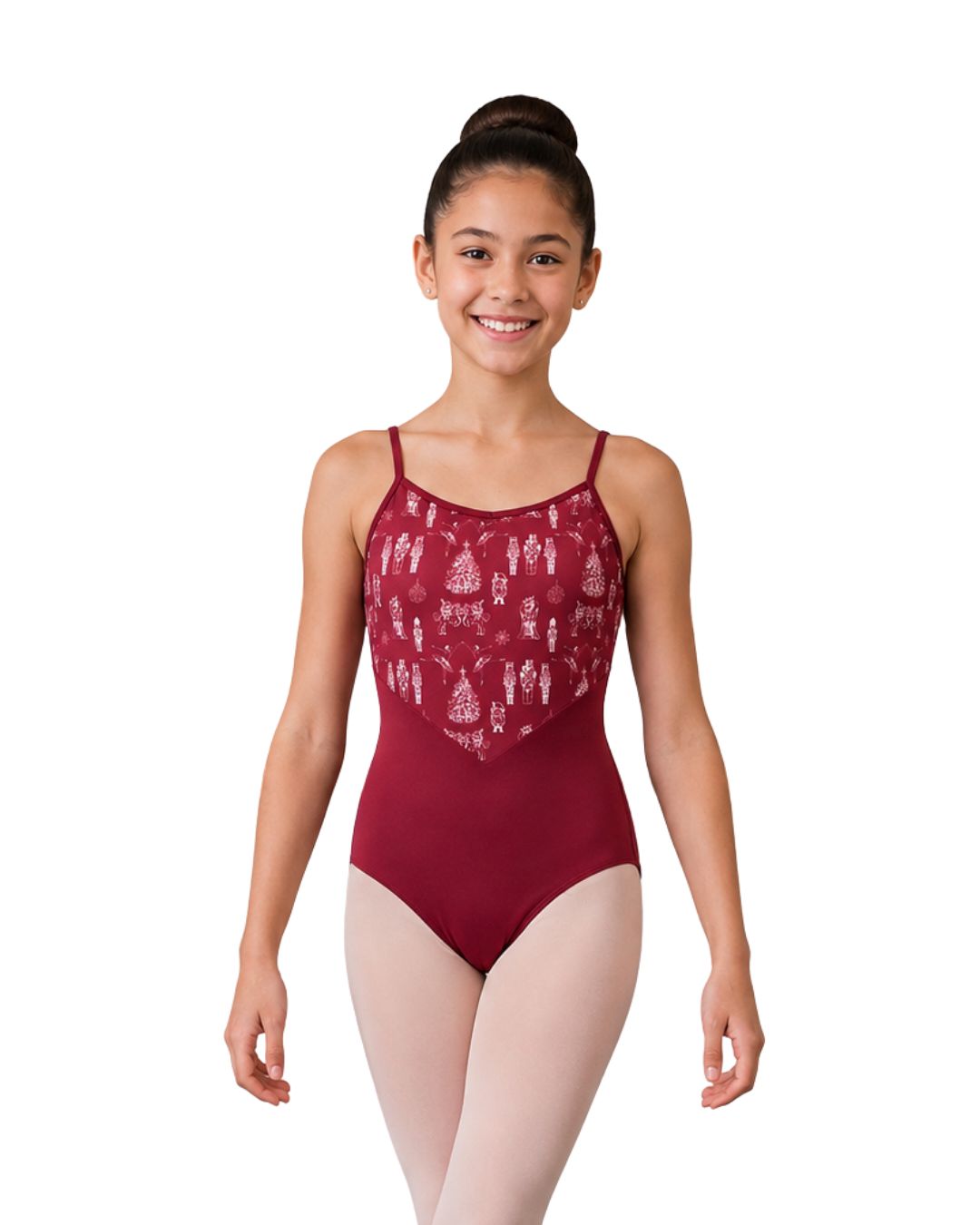 Girls' Nutcracker Ballerina Print Leotard 26134C