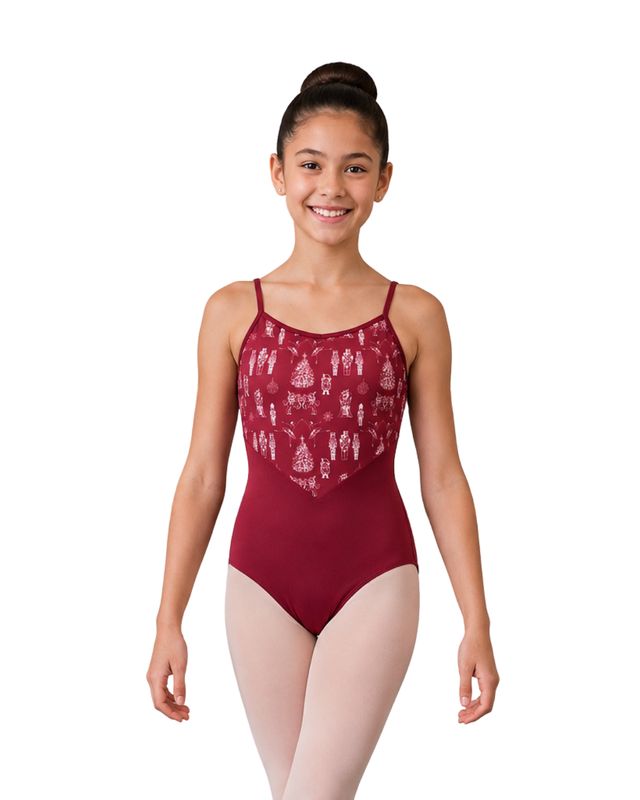 Girls' Nutcracker Ballerina Print Leotard 26134C